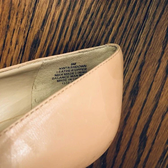 Nine West Nude Pump 3.5” Heel - Picture 5 of 6